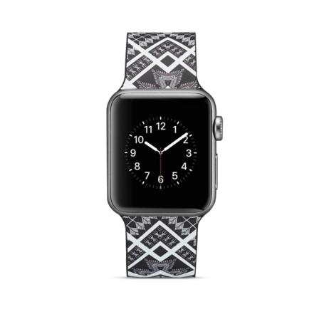 Silikone urrem til Apple Watch 4 40mm, serie 3/2/1 38mm - firkan Multicolor