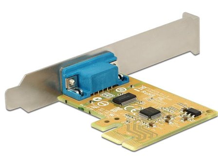 Delock PCI Express Card 1 x Serial - seriell adapter - PCIe 2.0 - RS-232