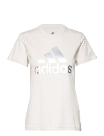 Loungewear Essentials Logo T-Shirt T-shirt Top Hvid Adidas Performance