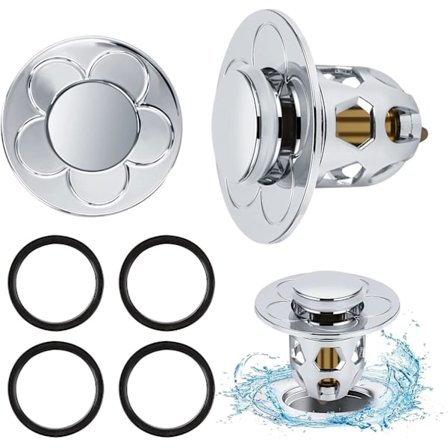 2 stycken Universal Pop-Up Sänkkorkar, Pop-Up Sänkkork med Anti-