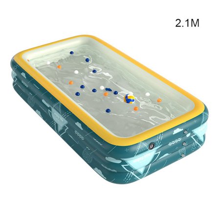 Uppblåsbar pool med automatisk uppblåsning Stor lagringskapacitet utomhus