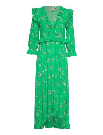 Yasofelia 3/4 Midi Dress S. - Show Green YAS