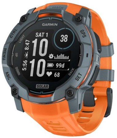 Garmin Instinct 3 50 mm Solar Skymningsfärgad med Solståndsfärgat Armband