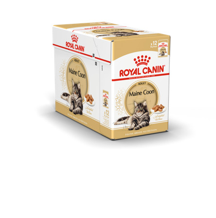 Royal Canin - Feline Breed Wet Maine Coon Gravy 85 g x 12 stk - porsjonsposer - Katt - Kattefôr & kattemat - Våtfôr og våtmat - ZOO.no