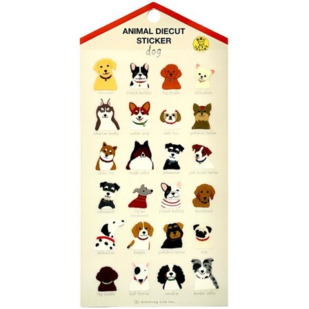 Greeting Life Stickers Dogs