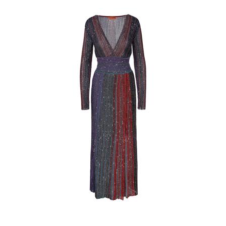 Missoni Long Dress , Grijs , Dames , Maat: M Maxi jurken