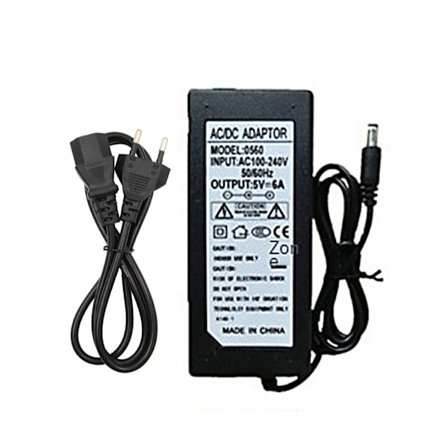 LED-nauhan virtalähde DC 5V valomuuntajalle AC 100-240V 5.5x2.1-2