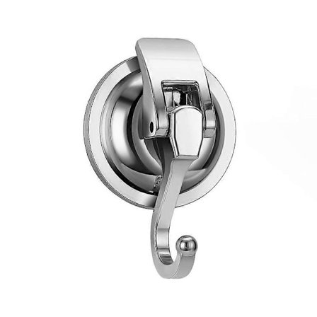 Vakuum Adhesive Krok Hjem Sølv Glass Sugekopp Vegg Adhesive Krok