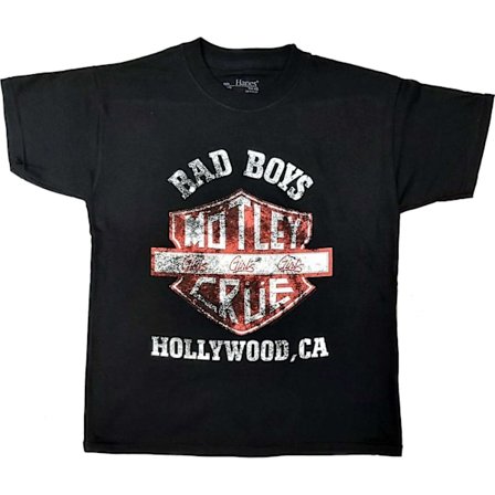 Motley Crue Barn/Barn Bad Boys T-shirt 11-12 år Svart