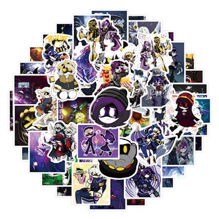 110 stk. Murder Drones Graffiti Klistermærker til Guitar, Notesbog og Kuffertdekorationer