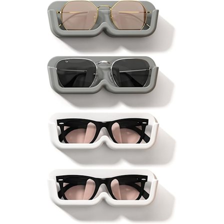 Ophæng til briller, 4 stk. vægmonteret opbevaring til briller