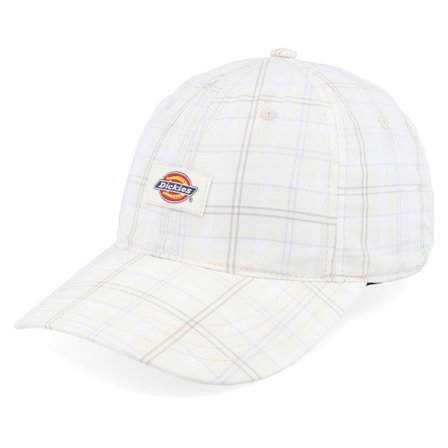 Dickies - Beige unconstructed Lippis - Surry Cap Outdoor Check Sand Dad Cap @ Hatstore