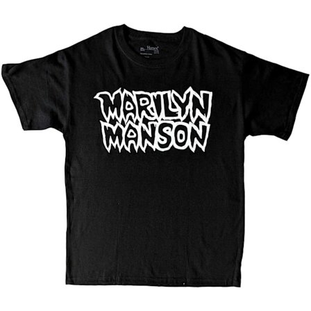 Marilyn Manson Barn/Barn Classic Logo Bomull T-shirt 7-8 År