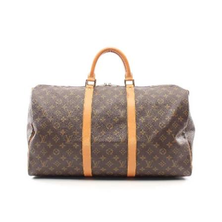 Louis Vuitton Vintage, Pre-owned Leather louis-vuitton-bags Bruin, Dames, Maat:ONE Size