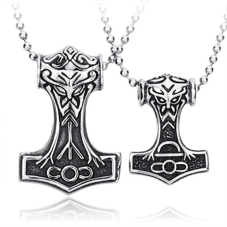 Small Thors hammer Mjolnir pendant