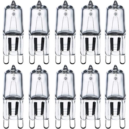 10X G9 Halogen Varmvit Office Capsule Glödlampa Lampa 25W 28W