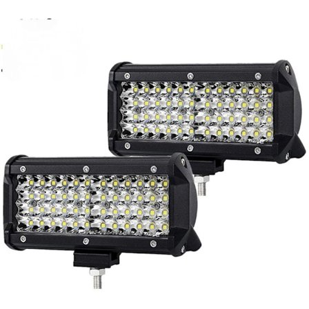 2-pak traktor LED-arbeidslys 144W bilspotlys 16 LED-strimler W