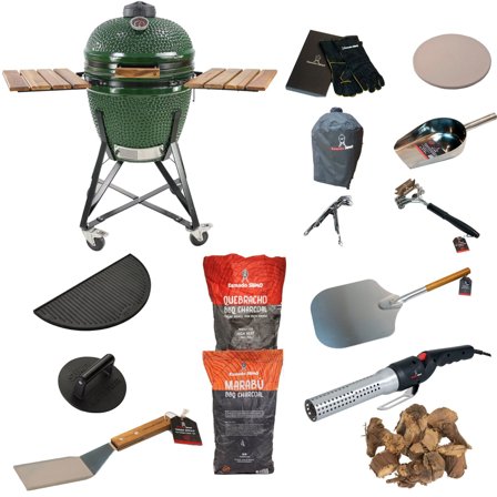 Kamado sumo Midi Stor grillpakke, grønn