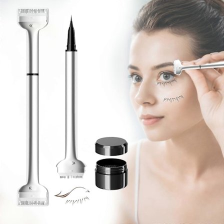 Nedre Ögonfransstämpel - Silikon Ögonfransstämpel, Snabbt Ögonmakeup med Nedre Ögonfransstämplar