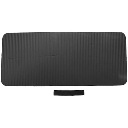 Træningsmåtte Tyk 60X25X1,5Cm Yoga Knæpude Ekstra Støtte Til Knæ Håndled Albuer Sort