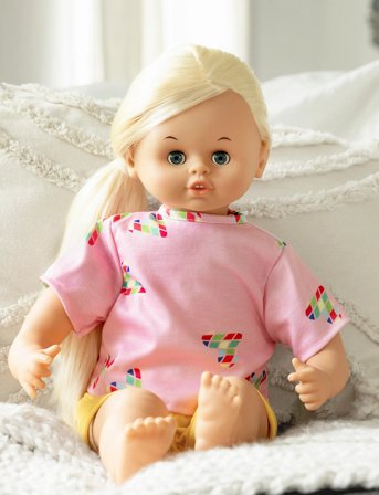 Micki Leksaker Shorts & T-Shirt, 41-46 Cm - Multi/patterned - ONE SIZE