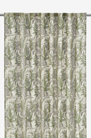 Svanefors - Gardin Tilly 2-pakning - Grønn - Leggbåndslengder - 135X270 - Fra Homeroom