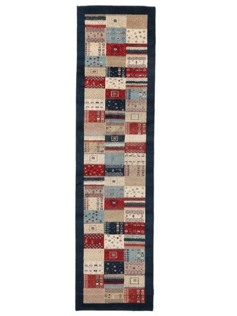Small Gabbeh Loribaft Rug 87X338 Wool