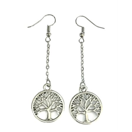 Örhängen Livets Träd Tree Of Life Symbol Dingel Kedja
