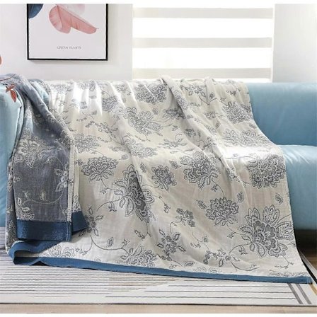 Boho tæppe Boho sengetæppe 200x230cm Dobbeltsidet hyggetæppe