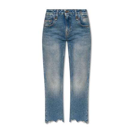 R13 Distressed Jeans , Blauw , Dames , Maat: W27