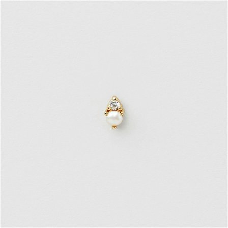 Liz Pearl Piercing - 18K VERGOLDETES STERLINGSILBER