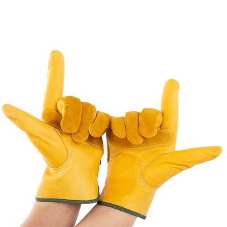 Læder ride klatrehandsker udendørs camping isolering sh