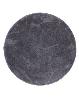 Tuftad matta La Serena Rund ø 80 cm Grå - Linea