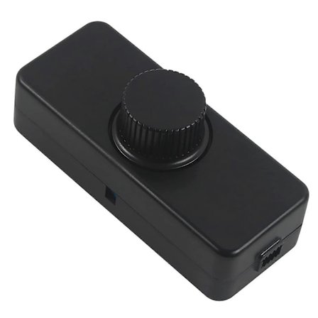 3-100W LED bakkant dimmer (rotasjonsdimmer), brukes for dimmbare LED, glødepære, halogenlampe, 220-240V, CE støpselbryter, svart