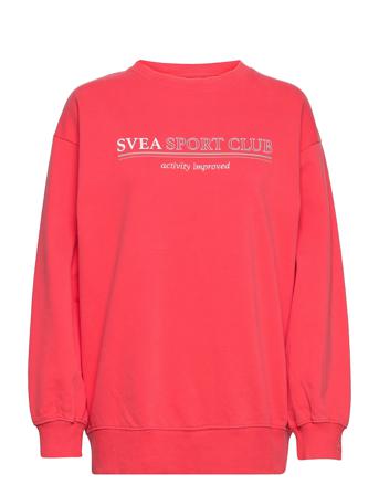 W. Sporty Crew Neck Pink Svea