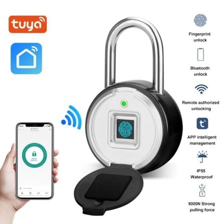 Fingeravtrykksmøbellås, Smart Skaplås, USB Oppladbar