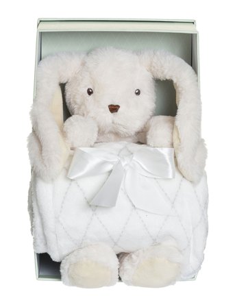 Svea With Blanket In Displaybox Cream Teddykompaniet