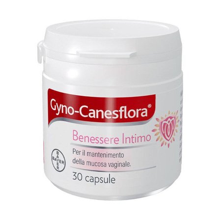 Gyno Canesflora probiotico con vitamina B2 per benessere Intimo e