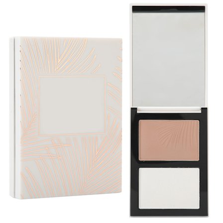 FOCALLURE Ansiktskontur Pudder Bronzer Highlighter Langvarig Presset Sminkeverktøy Shade 2