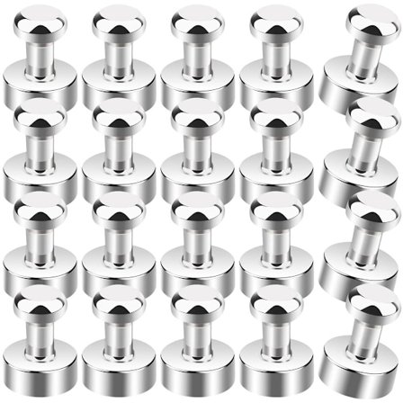 ING 20 stk. Supersterke Magnetiske Hengende Kroker - Sterke Magneter - Magnetiske Tavler - Kjeglemagneter For Hjem, Kontor Og Skole - For Magnetisk 
