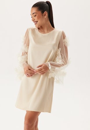 Ida Sjöstedt - Jess Dress - Ivory - Kläder - - Bubbleroom