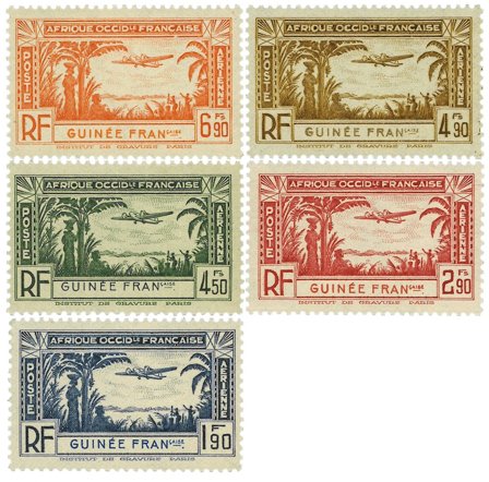 Fransk Guinea - YT PA 1/5 - Postfrisk