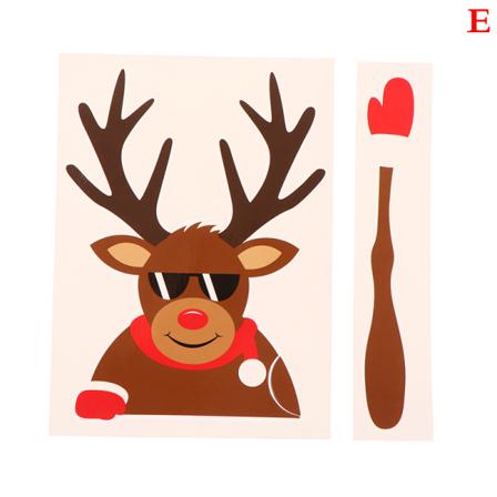 Jultomte Bil Bakre Fönstertorkare Sticker Christmas Car Styling