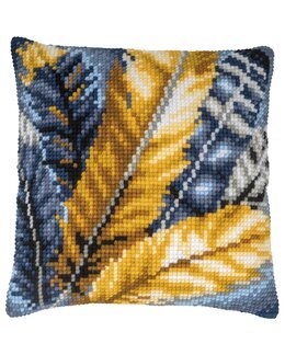 Broderikit Kudde Fjädrar