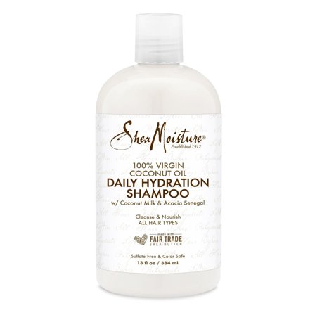 SHEA MOISTURE 100% Virgin Coconut Oil Daily Hydration Shampoo 384ml - Shampoo Uso Frequente