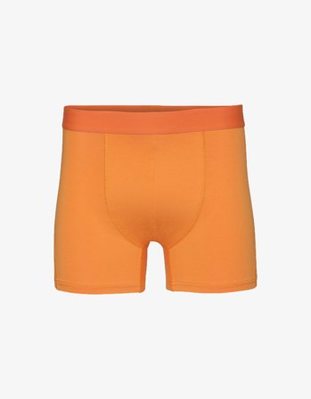 Classic Organic Boxer Briefs - Sunny Orange - S