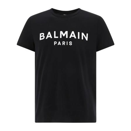 Balmain, Yh 1Eg 000Bb 73Eab T-Shirt Czarny, Mężczyzna, Rozmiar: L