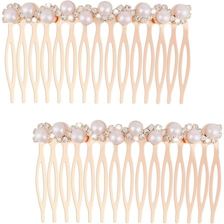 Perlekamside, Dekorative Hårkamme til Kvinder, Perlehårtilbehør