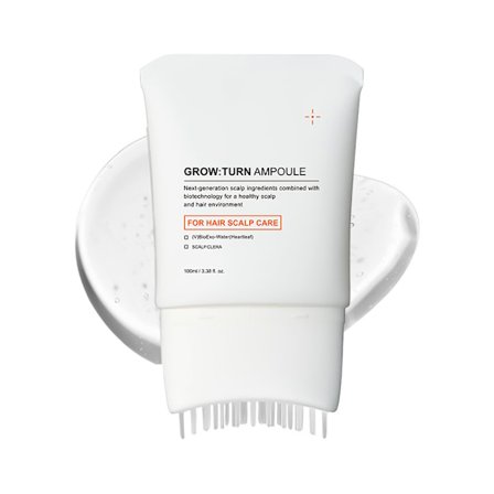 Hårväxtserum med borstapplikator för att massera och göra håret tjockare.