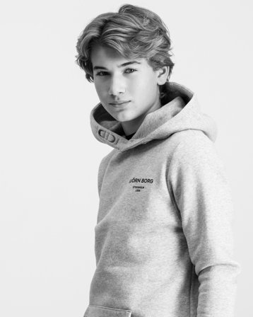 Björn Borg BORG ESSENTIAL 1 HOODIE Gris Sweats à capuche Garçon - Kids Brand Store